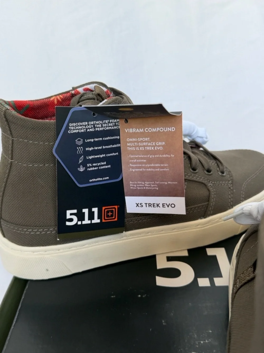 NWT 5.11 Tactical x James Reeves Stache Sneaker – Iron Grey